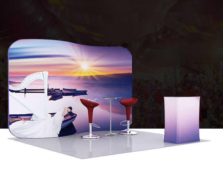 Custom Tension Fabric Display Backdrop- Other Shape